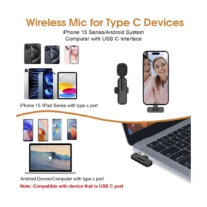 Microfono Inalambrico Portatil Maybesta (B0Dc33Rg61) Usb-C, X2 Microfonos, Bluetooth, Para Grabacion De Video De Youtube, Tik Tok, Pod Cast, Lives - Imagen 6