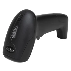 Lector De Codigo De Barra Sat (Sat Ld101R+1) Negro, Escaner 1D, Con Soporte - Imagen 6