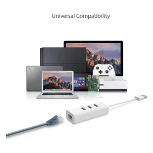 Adaptador Usb A Red Tp-Link (Ue330) Velocidad 10/100/1000Mbps, Hub 3 X Puertos Usb 3.0, Blanco - Imagen 3