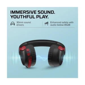 Auricular Inalambrico Hyperx Cloud Mini Wireless (7G8F1Aa) Gaming, Para Niños, Pc/Switch/Ps/Chromebook/Xbox/Movil, Bluetooth + Cable Usb-C - Imagen 4