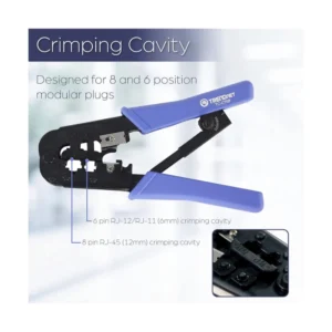 Alicate Crimping Tool Trendnet (Tc-Ct68) Engastar, Cortar, Pelar, Rj-11/Rj-45 - Imagen 4