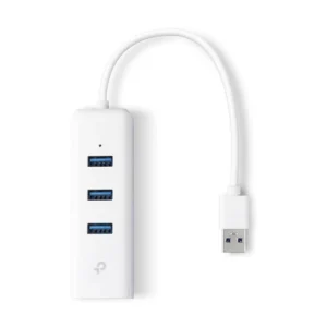 Adaptador Usb A Red Tp-Link (Ue330) Velocidad 10/100/1000Mbps, Hub 3 X Puertos Usb 3.0, Blanco - Imagen 4