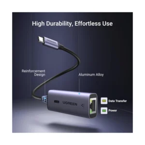 Adaptador Usb-C A Red Ugreen Cm648 (25052) Velocidad 2.5G, Aluminio, Compatible Con Thunderbolt 4/3 - Imagen 7