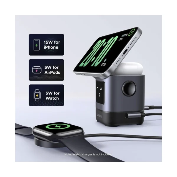 Soporte De Cargador Inalambrico Ugreen W709 (45775) Robot