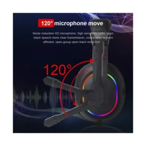 Auricular Redragon Ares Rgb (H120-Rgb) Gaming, Negro, Jack X2 + Usb + Cable Jack X1 - Imagen 8