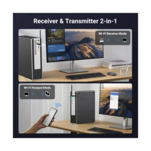 Usb Inalambrico Ugreen Cm763 Ax900 (35265) 2.4Ghz/286Mbps, 5Ghz/600Mbps, Antena X1 6Dbi - Imagen 4