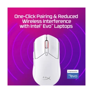 Mouse Inalambrico Hyperx Pulsefire Haste 2 (6N0B0Aa) Gaming, Bluetooth, Negro, 26000 Dpi, 60G, Duracion De La Bater?A De 100 Horas - Imagen 12