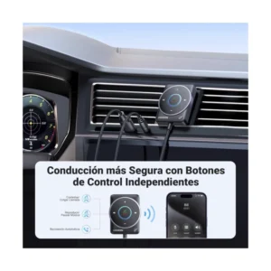 Adaptador Auxiliar Para Automovil Ugreen Cm723 (35002) Bluetooth 5.4, Cancelacion De Ruido, Cable Trenzado De Nailon - Imagen 10