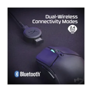 Mouse Inalambrico Hyperx Pulsefire Haste 2 (6N0B0Aa) Gaming, Bluetooth, Negro, 26000 Dpi, 60G, Duracion De La Bater?A De 100 Horas - Imagen 5