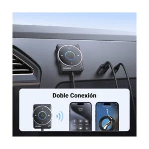 Adaptador Auxiliar Para Automovil Ugreen Cm723 (35002) Bluetooth 5.4, Cancelacion De Ruido, Cable Trenzado De Nailon - Imagen 9