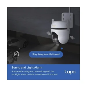 Camara De Seguridad Inteligente Tp-Link (Tapo C530Ws) Wifi, 3K 5Mp, Vision Nocturna A Color, Deteccion De Movimiento Ia, Alarma Sonora/Luz - Imagen 10