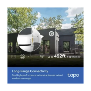 Camara De Seguridad Inteligente Tp-Link (Tapo C530Ws) Wifi, 3K 5Mp, Vision Nocturna A Color, Deteccion De Movimiento Ia, Alarma Sonora/Luz - Imagen 12