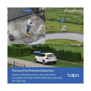 Camara De Seguridad Inteligente Tp-Link (Tapo C530Ws) Wifi, 3K 5Mp, Vision Nocturna A Color, Deteccion De Movimiento Ia, Alarma Sonora/Luz - Imagen 7