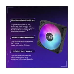 Enfriamiento Liquido Asus (Rog Ryujin III 360 Argb Extreme) 1150/1851-Am4/Am5, Negro, X3 Fan, Bomba Asetek Gen8 V2, Ventiladores Magneticos, Lcd 3.5" - Imagen 8