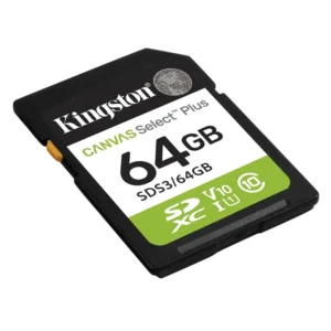 Memoria Sd Kingston 64Gb Canvas Select Plus (Sds3/64Gb) Clase 10, Uhs-I, U1, V10, 100Mb/S - Imagen 3