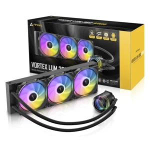 Enfriamiento Liquido Antec Vortex Lum 360 Argb (0-761345-40055-8) Negro, 1150/1851-Am4/Am5/Tr4, Negro, X3 Fan, Tubos Epdm Duraderos, Led-Argb - Imagen 7
