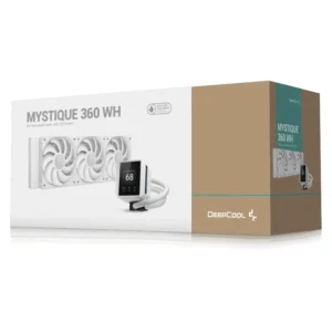 Enfriamiento Liquido Deep Cool Mystique 360 Wh (R-Lx360-Whdsnmp-G-1) Blanco, 1155/1700-Am4/Am5, Pantallas Lcd, Negro, X3 Fan - Imagen 6