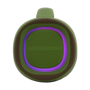Parlante Portatil Teros (Te-6045-Vm) 60W, Verde Militar, Usb + Fm + Bluetooth 5.3, Bateria De 3600 Mah, Led-Rgb - Imagen 4