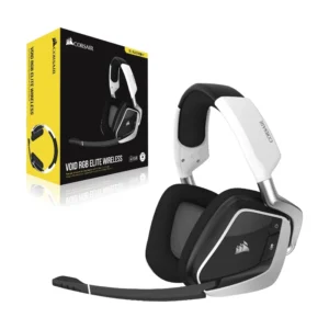 Auricular Inalambrico Corsair Void Rgb Elite (Ca-9011202-Na) Blanco, Sonido Envolvente 7.1, Certificados Por Discord, Para Pc, Ps5 Y Ps4 - Imagen 9