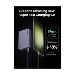 Cargador De Pared Ugreen Nexode Pro X753 (15817) X2 Usb-C, X1 Usb-A, 65W Carga Rapida, Slim Gan Compacto Y Rapido Pps, Para Iphone 16/15/14 Y Mas - Imagen 5