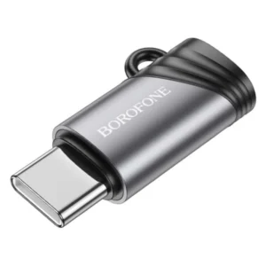 Adaptador Lightning A Usb-C Borofone (Bv20) Negro, Para Iphone, Soporta Hasta 3A - Imagen 3