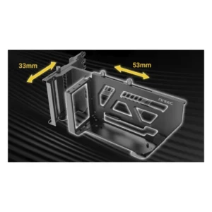 Soporte Para Tarjeta De Video Antec Shift Vertical (0-761345-77799-5) Negro, Incluye Cable Pci-E 4.0, Para Case Atx Y E-Atx - Imagen 4