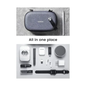 Organizador Electronico Ugreen Lp152 (50903) Organizador De Cables, Funda Portatil Para Minialtavoces, Cable Usb, Memoria, Bateria Externa, Etc - Imagen 3