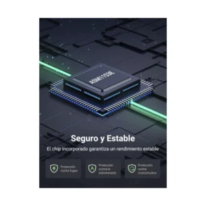 Adaptador De Sata A Usb Ugreen (60561) Negro, Usb 3.0, Para Sata 2.5, Soporta S.M.A.R.T, Trim - Imagen 4