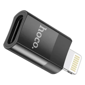 Adaptador Usb-C A Lightning Hoco (Ua17-Usb-C) Negro, Para Iphone, Funcion Otg - Imagen 4