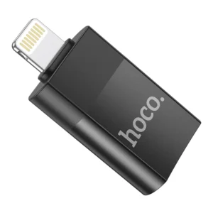 Adaptador Usb A Lightning Hoco (Ua17-Usb) Negro, Para Iphone, Funcion Otg - Imagen 4