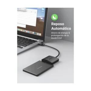 Adaptador De Sata A Usb Ugreen (60561) Negro, Usb 3.0, Para Sata 2.5, Soporta S.M.A.R.T, Trim - Imagen 5