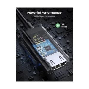 Adaptador Dp A Hdmi Ugreen Mm137 (70694) 4K/2K 60Hz, Cable 25Cm - Imagen 5