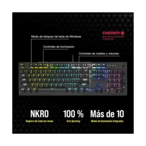 Teclado Corsair K60 Pro Low Profile (Ch-910D018-Sp) Gaming, Negro, Mecanico, Switch Cherry Mx Low Profile Speed, Estructura De Aluminio, Led-Rgb - Imagen 6