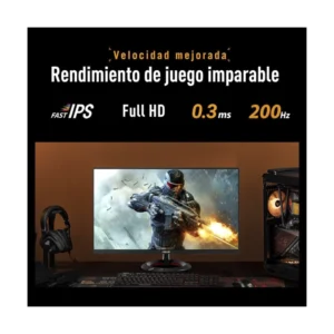 Monitor Gaming Asus Tuf Gaming 24" (Vg249Q5R) Fast-Ips, Fhd, Hdmi/Dp, 0.3Ms, 200Hz, Freesync, Ai Visual - Imagen 6