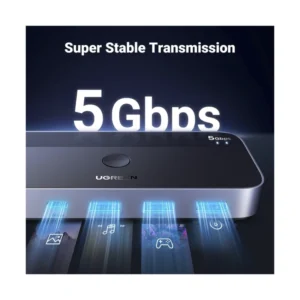 Conmutador Usb 3.0 Ugreen Cm662 (15705) 2 Computadoras Que Comparten Dispositivos Usb C Y A, Usb De 4 Puertos Para Compartir Teclado/Mouse/Camara/Etc - Imagen 6