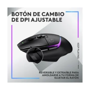 Mouse Inalambrico Logitech G502 X Plus (910-006161) Gaming, Negro, 25600 Dpi, 106G, Interruptores Hibridos Lightforce, Lightsync Rgb - Imagen 7
