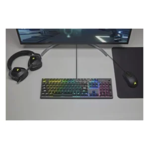 Teclado Corsair K60 Pro Low Profile (Ch-910D018-Sp) Gaming, Negro, Mecanico, Switch Cherry Mx Low Profile Speed, Estructura De Aluminio, Led-Rgb - Imagen 7