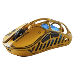 Mouse Inalambrico Gravastar Mercury X Pro (Gs X Pro_ylw) Amarillo Desgastado, 32000 Dpi, Edicion Especial, Bluetooth, Sondeo De 8000 Hz, Led-Rgb - Imagen 4
