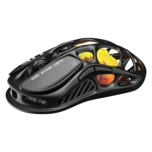 Mouse Inalambrico Gravastar Mercury M2 (Gravastar M2-Blk) Negro, 26000 Dpi, Sensor Paw3395Dm, Diseño Ligero Ahuecado De 2.79 Oz, 5 Botones Programable - Imagen 3