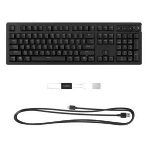Teclado Hyperx Alloy Rise (7G7A3Aa#Abm) Gaming, Negro, Mecanico, Switch Rojo Lineal, Sensor De Luz Ambiental, Boton Giratorio Para El Volumen, Led-Rgb - Imagen 3