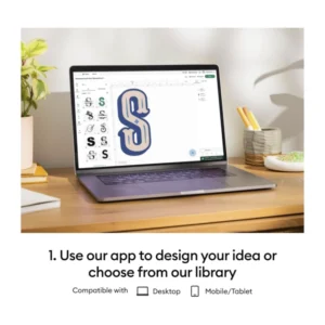 Maquina De Corte Inteligente Cricut Maker 4 Bi-Volt Seashel (2011084) Funciona Con Mas De 300 Materiales, Escribe, Dibuja, Estampar, Grabar, Bluetooth - Imagen 3