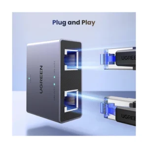 Divisor De Ethernet Rj45 De 1 A 2 Salidas Ugreen Nw301 (45311) 1000 Mbs, 2 Dispositivos Simultaneamente En Red, Para Pc, Portatil, Ps5, Xbox, Tv - Imagen 4
