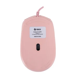 Mouse Teros (Te-1226S) Rosado, 1600 Dpi - Imagen 5