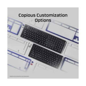 Teclado Hyperx Alloy Rise (7G7A3Aa#Abm) Gaming, Negro, Mecanico, Switch Rojo Lineal, Sensor De Luz Ambiental, Boton Giratorio Para El Volumen, Led-Rgb - Imagen 4