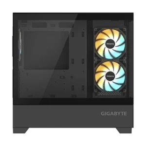 Case Gigabyte C201 Panoramic (Gb-C201P) Sin Fuente, Negro, Micr-Atx, X3 Fan, 2 Panel Vidrio, Led-Rgb - Imagen 4