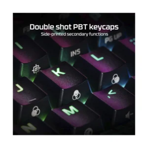 Teclado Hyperx Alloy Origins 60 (4P5N4Aa#Aba) Gaming, Negro, Mecanico, Switch Rojo Lineal, Cubiertas De Pbt Doble Capa De Las Teclas, Led-Rgb - Imagen 5