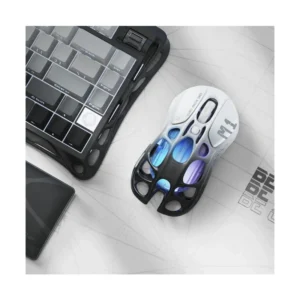 Mouse Inalambrico Gravastar Mercury M1 Pro (Gravastar M1 Pro-Gblk) Negro Degradado, 26000 Dpi, Aleacion De Magnesio Ligera, Sensor Paw3395Dm, Led-Rgb - Imagen 3