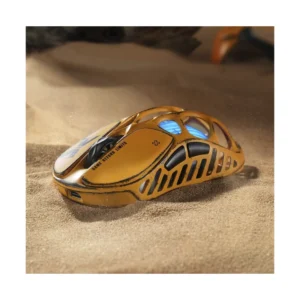 Mouse Inalambrico Gravastar Mercury X Pro (Gs X Pro_ylw) Amarillo Desgastado, 32000 Dpi, Edicion Especial, Bluetooth, Sondeo De 8000 Hz, Led-Rgb - Imagen 5