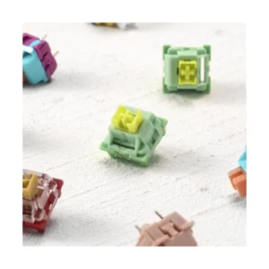 Kit Switches Redragon A113 Bullet-Qt Marron (A113Qt) 24 Pcs, Mecanicos Tactiles Silenciosos, Placa De 3 Pines, Intercambiable En Caliente, 50 Millones - Imagen 6