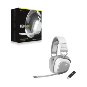 Auricular Inalambrico Corsair Hs80 Max (Ca-9011296-Ww) Blanco, Multiplataforma, Bluetooth, Dolby Atmos, Microfono De Calidad Broadcast - Imagen 8